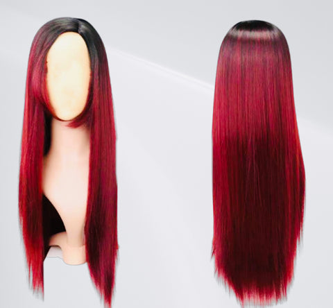 Red Ombre Wig (Adult)