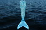 Mermaid Tail in Teal Blue