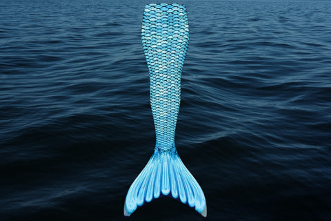 Mermaid Tail in Teal Blue