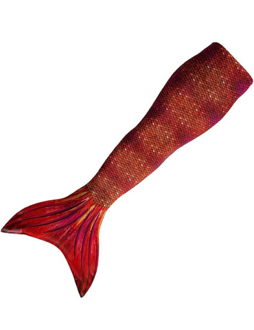 Adult Mermaid Tail in Crimson