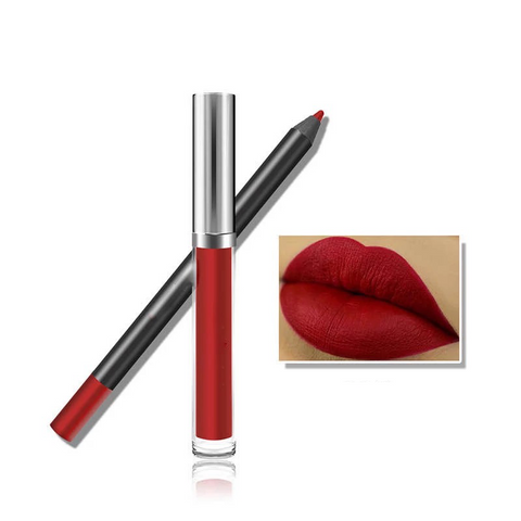 Matte Lip Color with Compatible Lip Liner